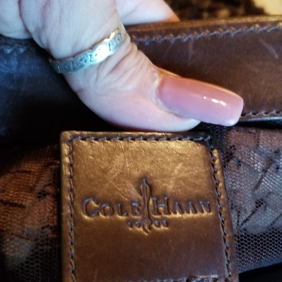 COLE HAAN WOVEN HANDBAG - Picture 3 of 5